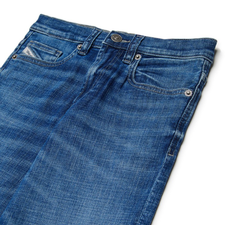DIESEL Jeans blu relaxed slavato bambini