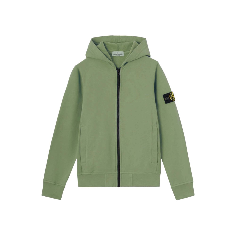 STONE ISLAND Felpa verde...