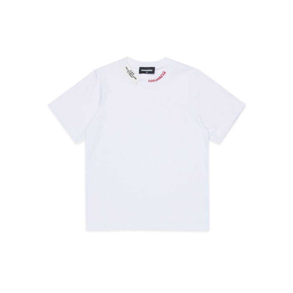 DSQUARED T-shirt bianca con...