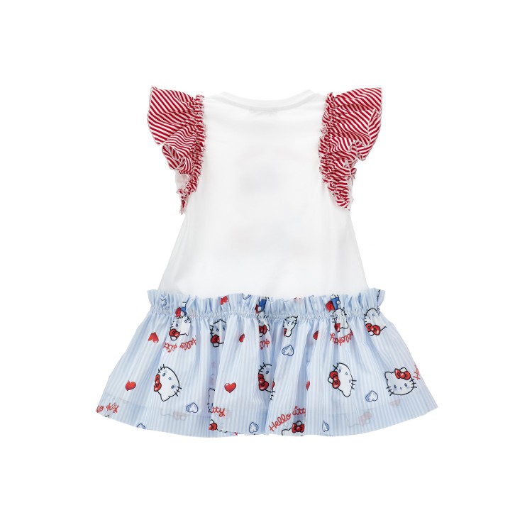 MONNALISA Abito bianco Hello Kitty bambina