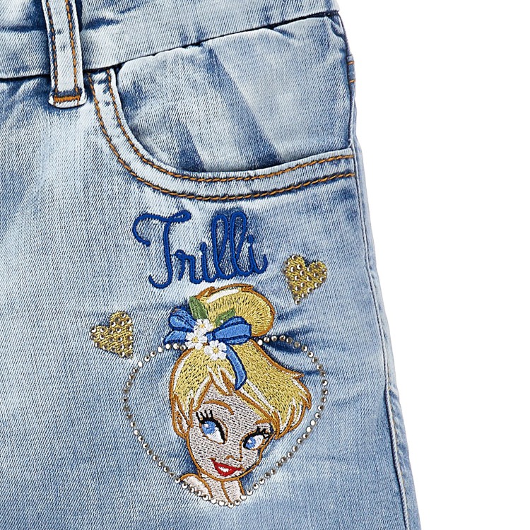 MONNALISA Shorts in denim Trilli bambina