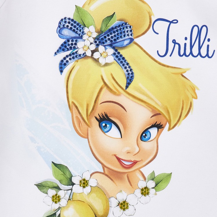 MONNALISA T-shirt bianca Trilli bambina