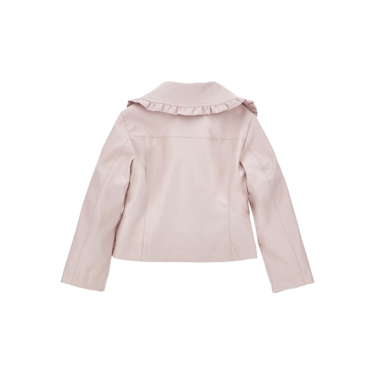 MONNALISA Chiodo spalmato rosa bambina