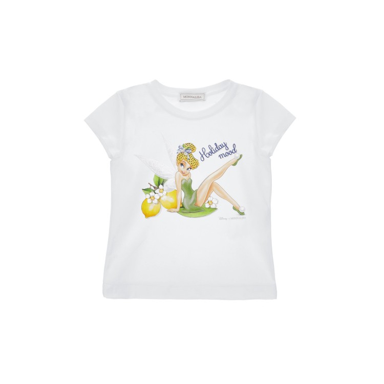 MONNALISA T-shirt bianca Trilli bambina