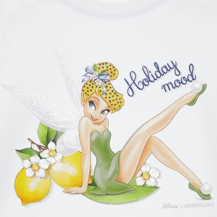 MONNALISA T-shirt bianca Trilli bambina