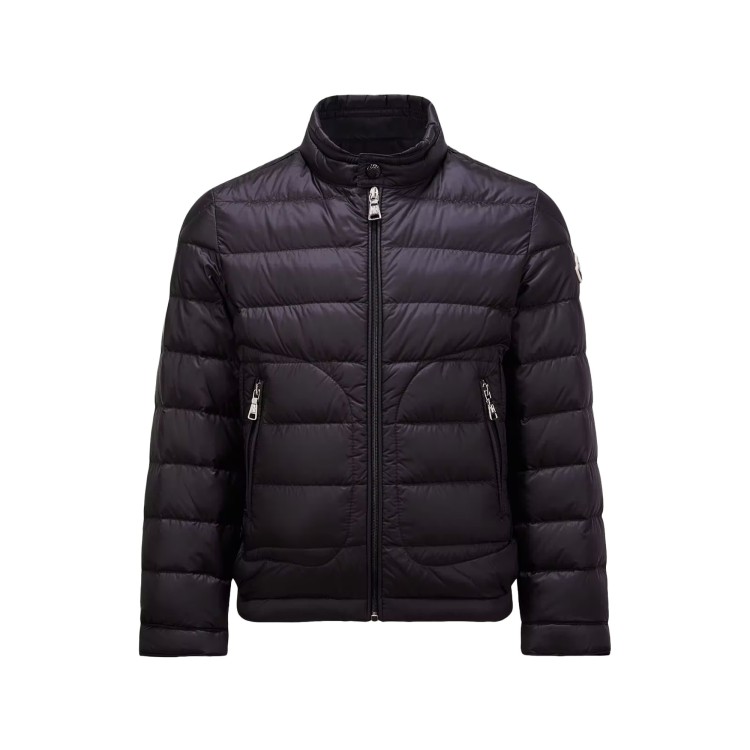 MONCLER Piumino nero Acorus bambini