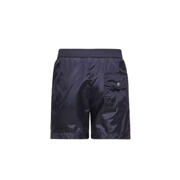 MONCLER Shorts da bagno blu navy bambino