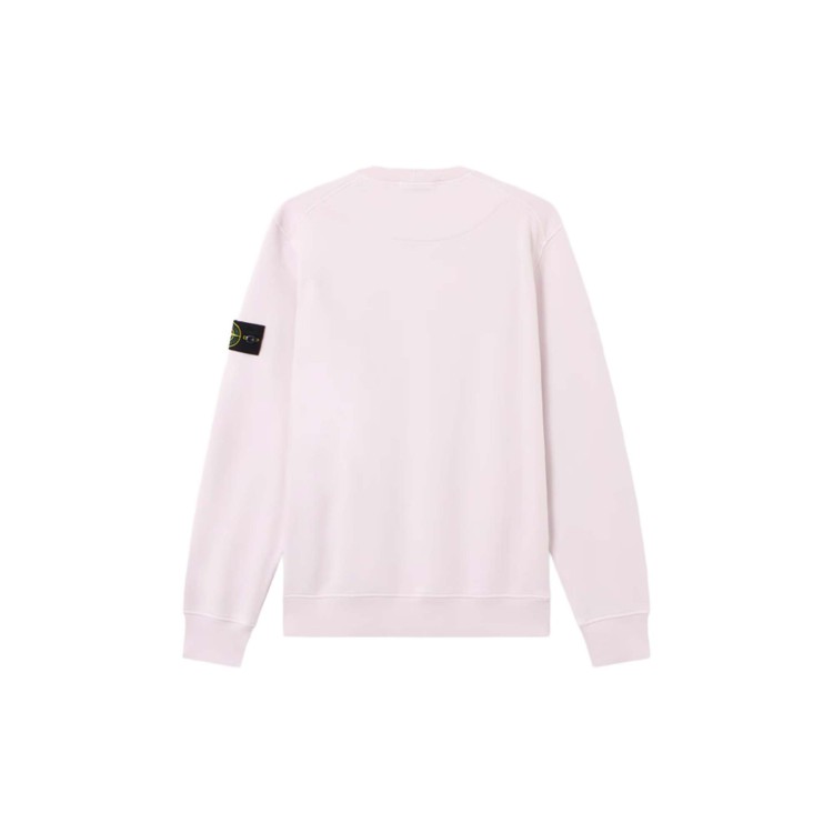 STONE ISLAND Felpa rosa girocollo bambini