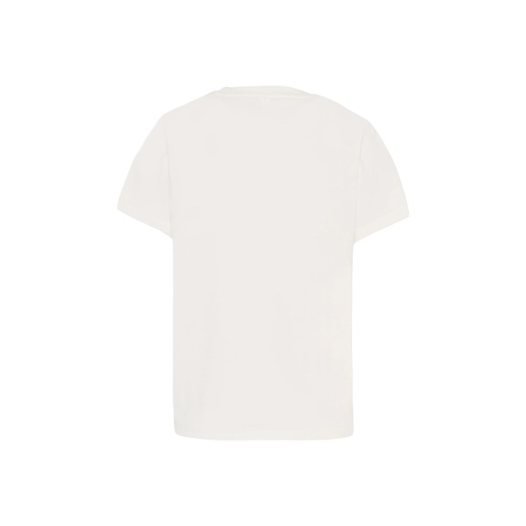 STELLA McCARTNEY T-shirt bianca con stampa multicolor bambina
