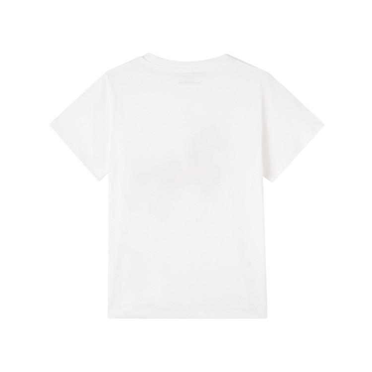 STELLA McCARTNEY T-shirt bianca con stampa cavallo bambina