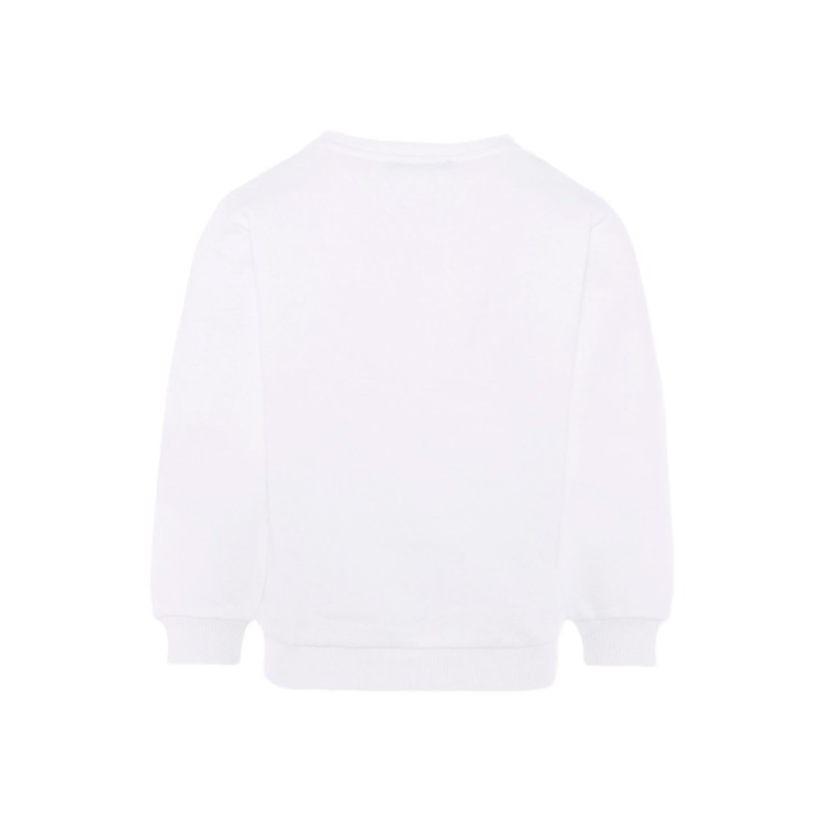 BALMAIN Felpa bianca con logo bambini