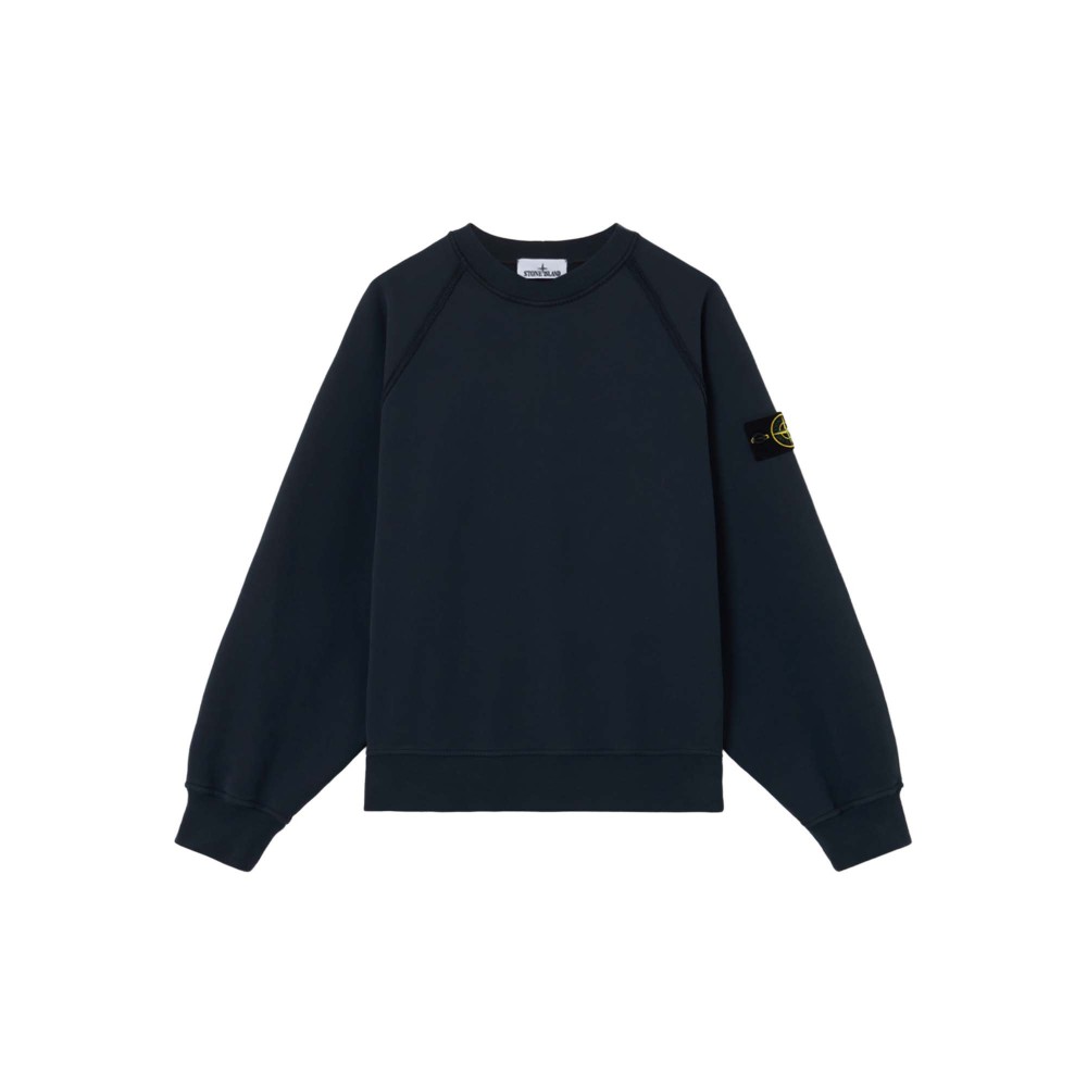 STONE ISLAND Felpa blu navy...