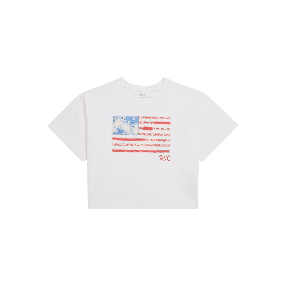 RALPH LAUREN T-shirt bianca...