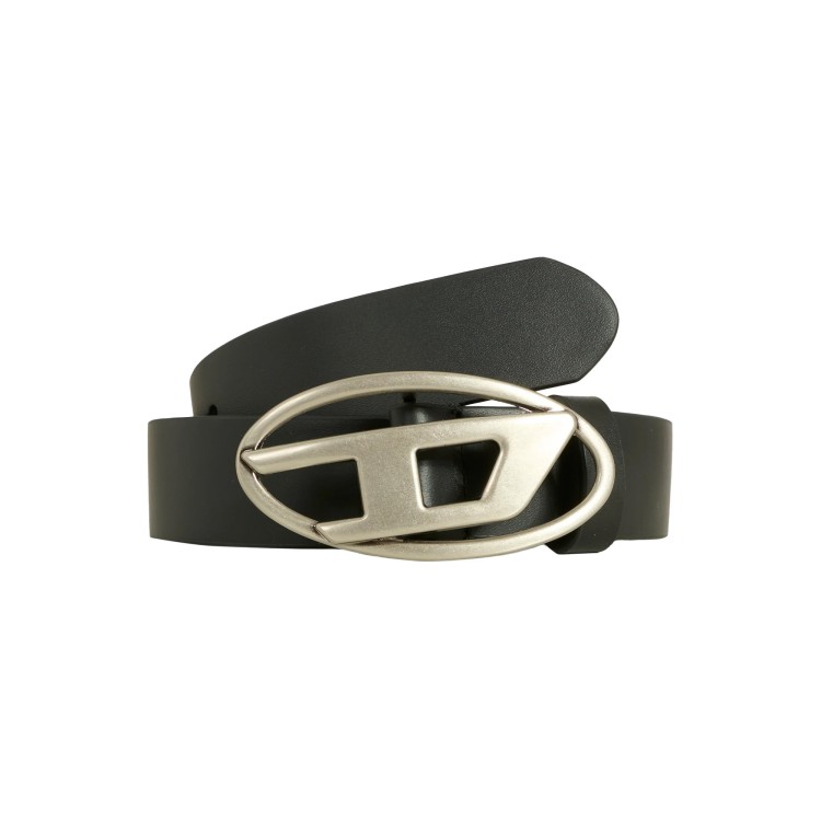 DIESEL Cintura nera con logo bambini