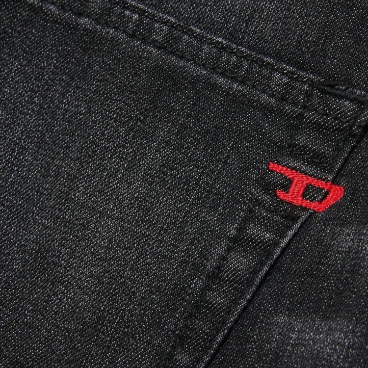 DIESEL Jeans D-Viker-J neri slavati bambino