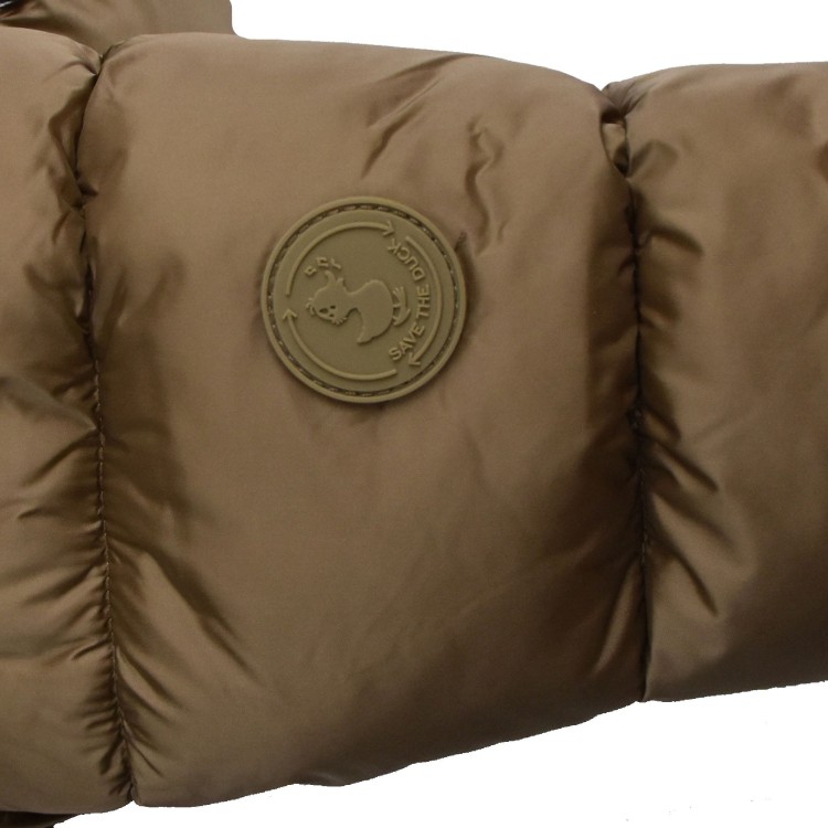 SAVE THE DUCK Giubbotto verde imbottito con cappuccio bambina