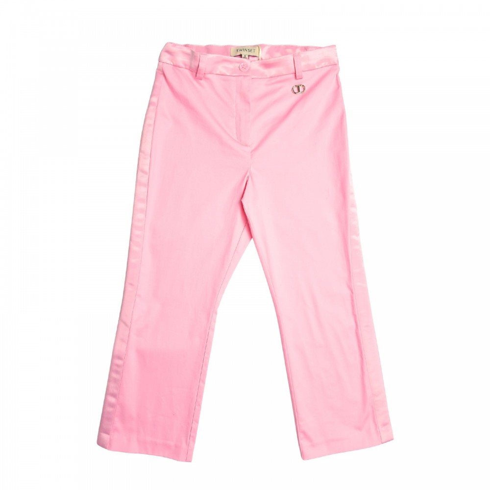 TWIN-SET Pantalone rosa...