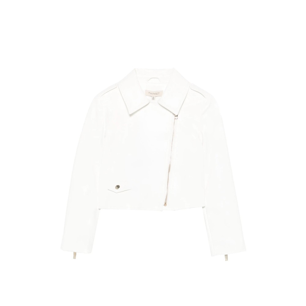 TWIN-SET Chiodo bianco...