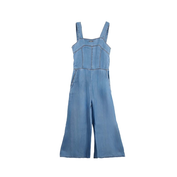 TWIN-SET Tuta lunga in chambray bambina (foto)