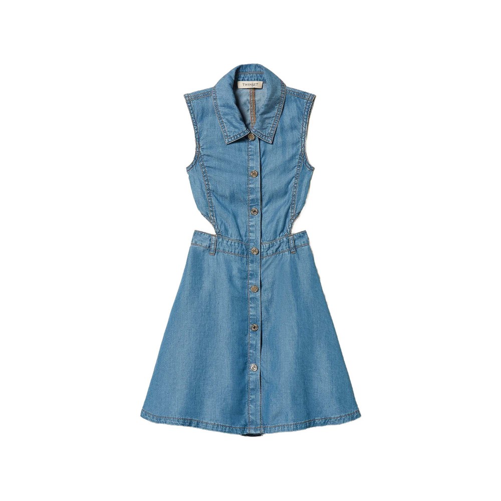 TWIN-SET Abito in chambray...