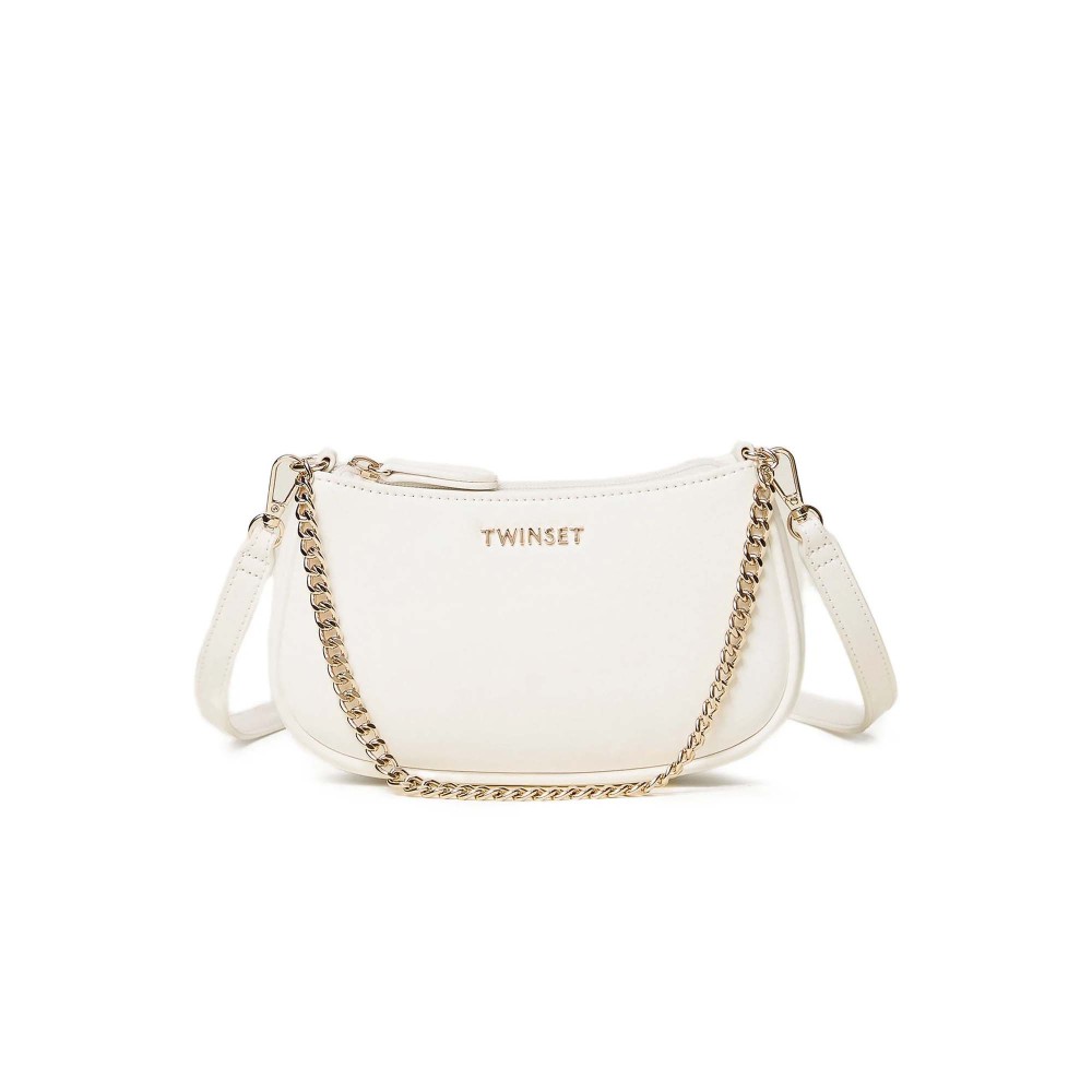 TWIN-SET Borsa bianca a...