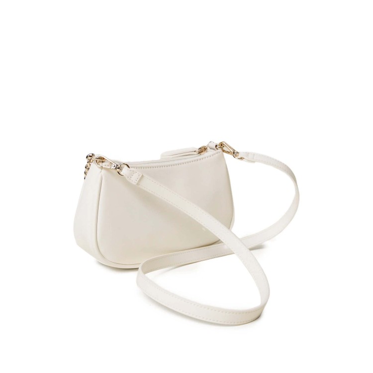 TWIN-SET Borsa bianca a spalla con catena bambina