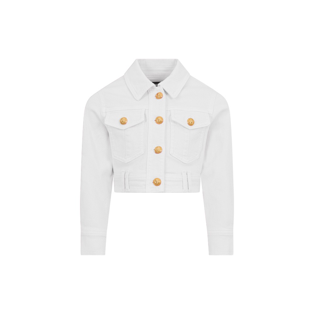 BALMAIN Giacca bianca in...