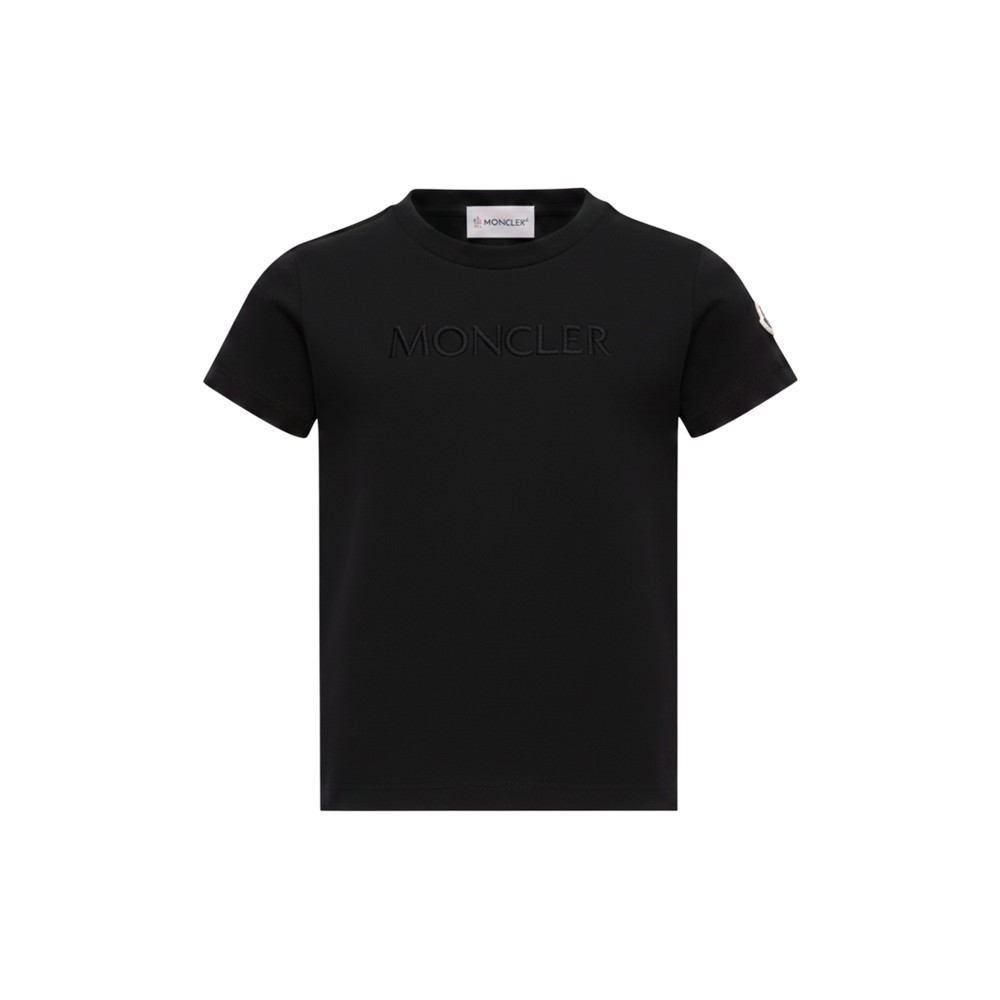 MONCLER T-shirt nera con...
