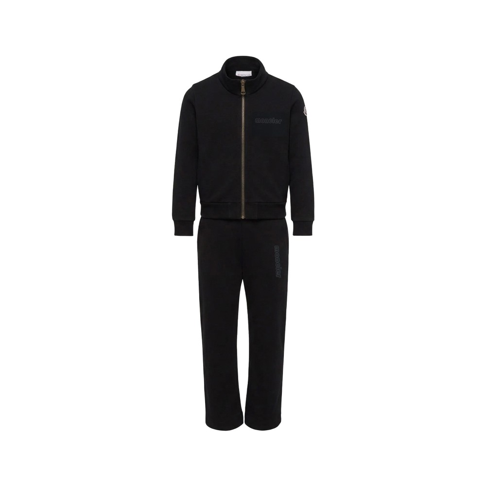 MONCLER Tuta nera girocollo...