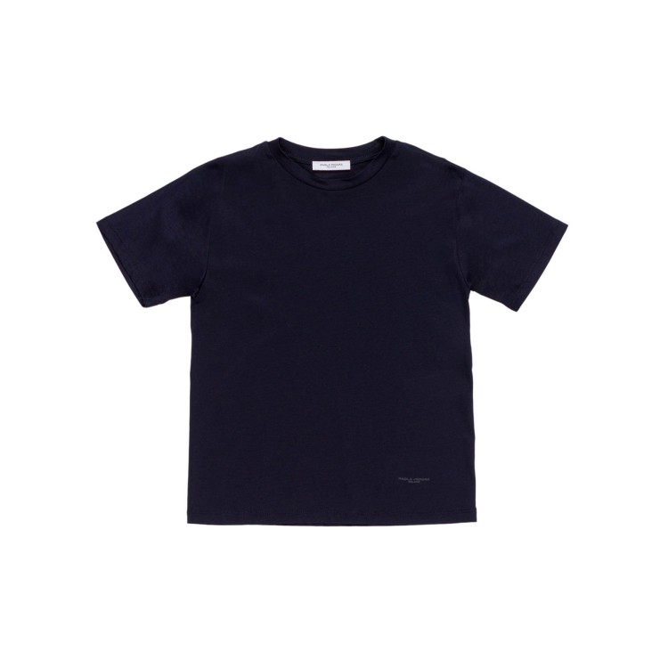 PAOLO PECORA T-shirt blu navy bambino