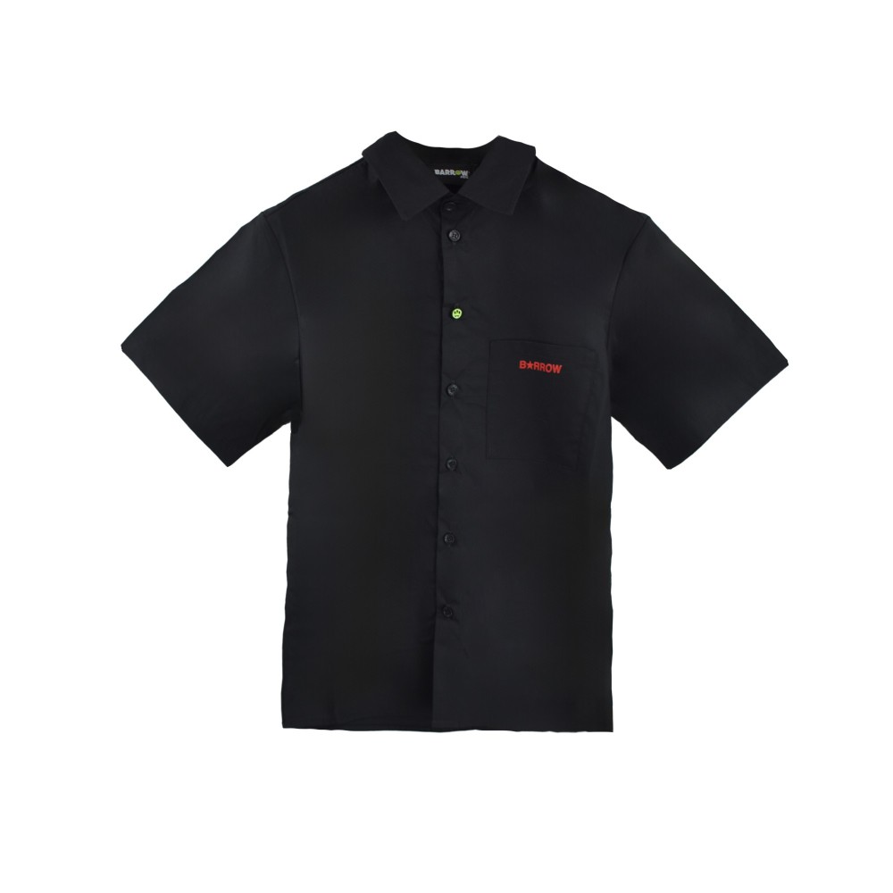 BARROW Camicia nera boxy...