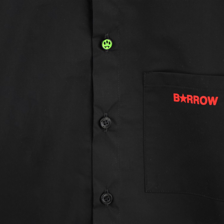 BARROW Camicia nera boxy fit bambino