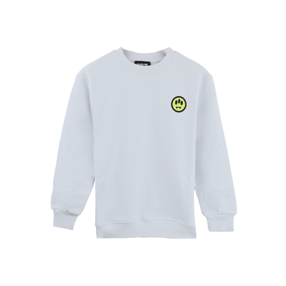 BARROW Felpa bianca...