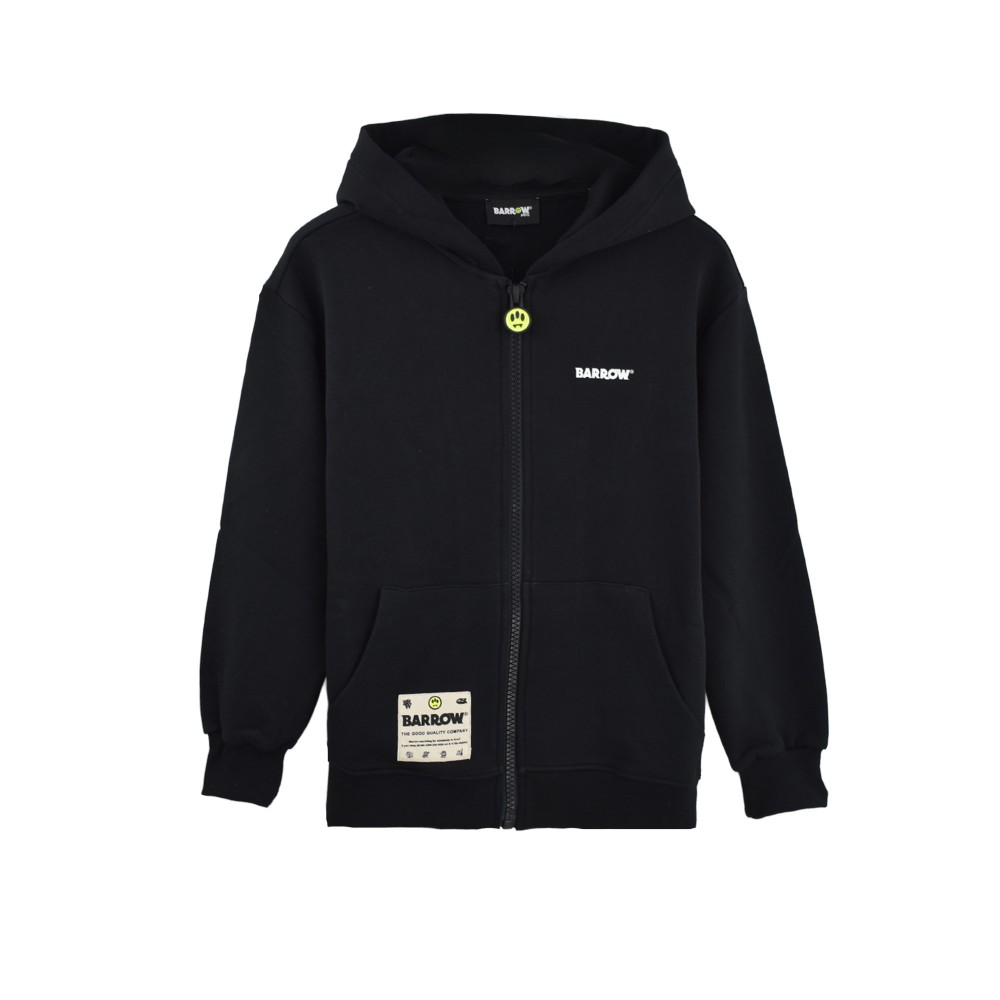 BARROW Felpa nera stampata...
