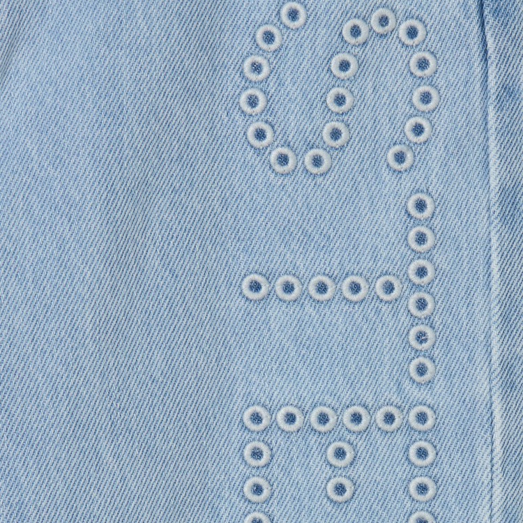 STELLA McCARTNEY Jeans chiaro con logo bambina