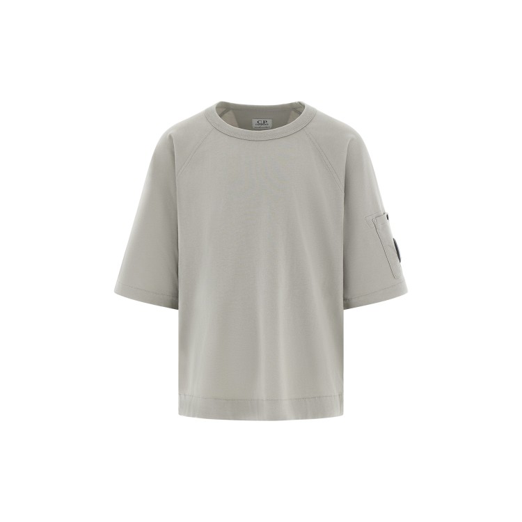 C.P. COMPANY Maxi t-shirt grigia bambino