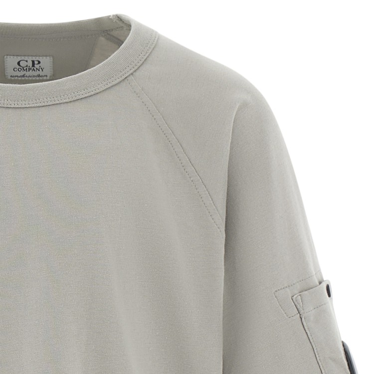 C.P. COMPANY Maxi t-shirt grigia bambino
