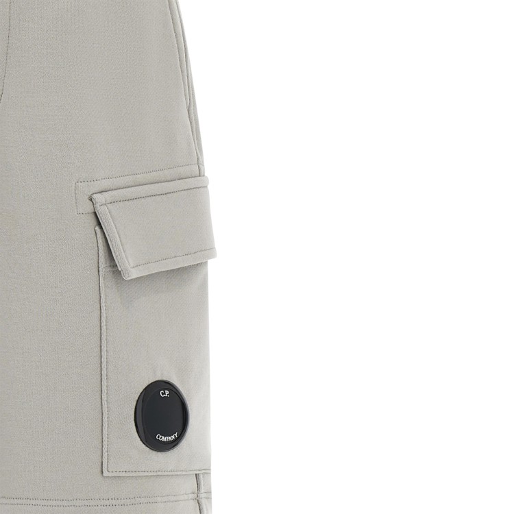 C.P. COMPANY Shorts grigi in felpa bambino