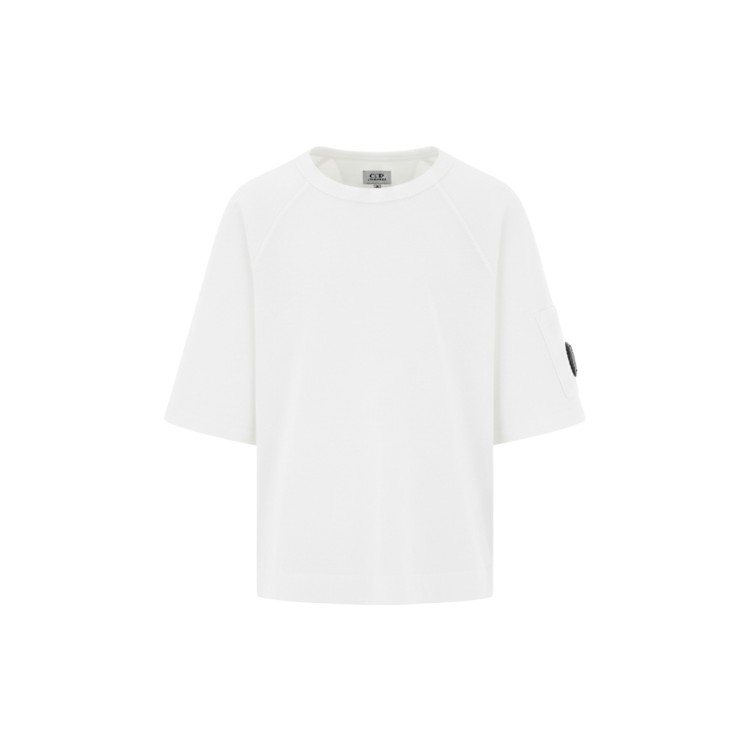 C.P. COMPANY Maxi t-shirt bianca bambino