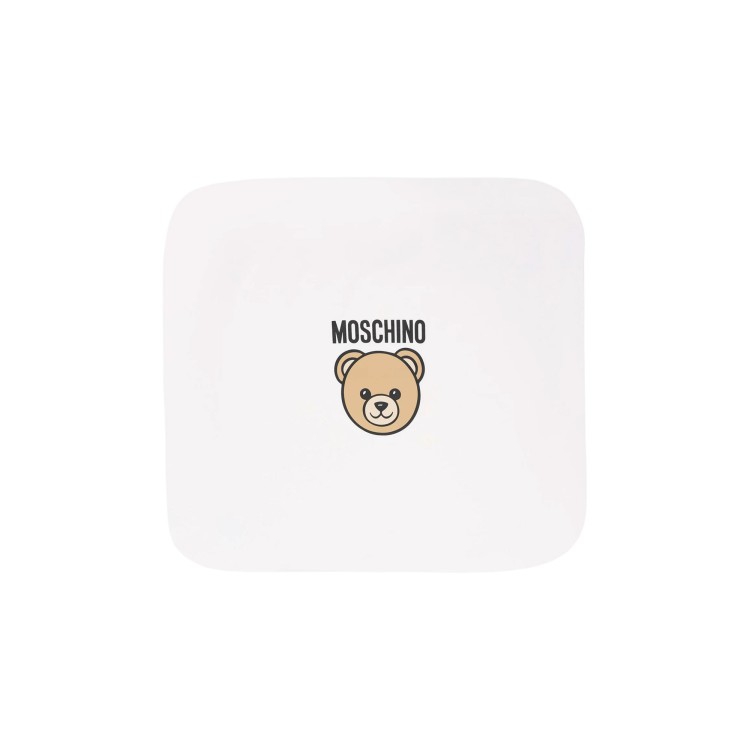 MOSCHINO Coperta bianca Teddy Bear neonati