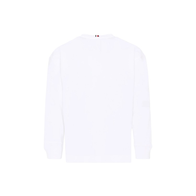 TOMMY HILFIGER T-shirt bianca a maniche lunghe bambino
