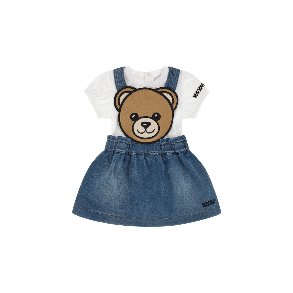 MOSCHINO Completo salopette...