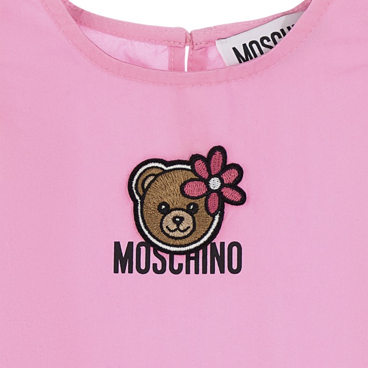 MOSCHINO Abito rosa Teddy Bear neonata
