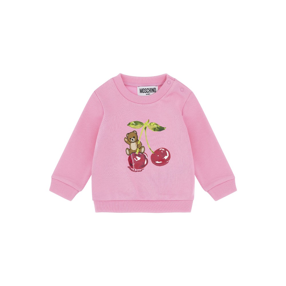 MOSCHINO Felpa rosa Teddy...