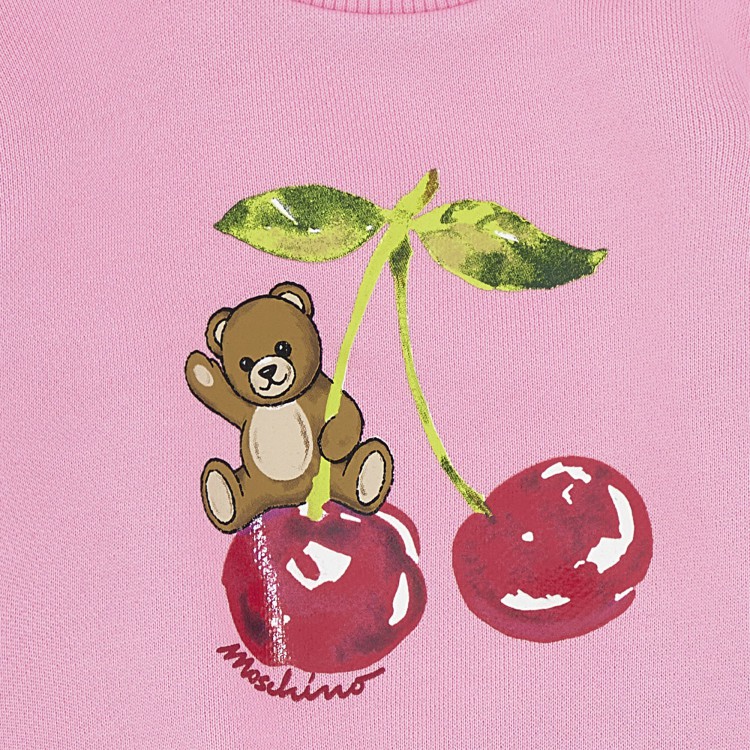 MOSCHINO Felpa rosa Teddy Bear neonata