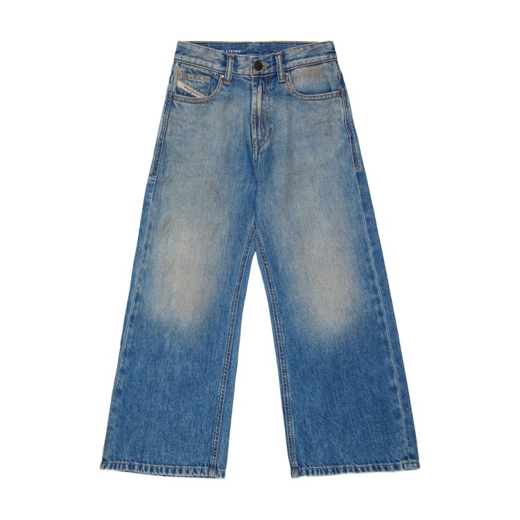 DIESEL Jeans Argjx wide leg effetto vissuto bambina