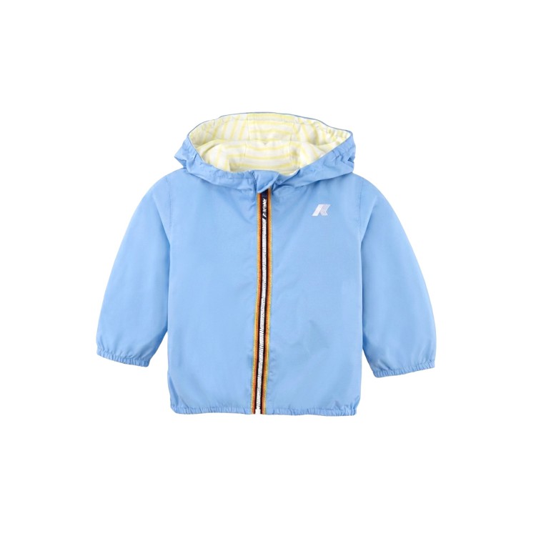 K-WAY Giubbotto celeste reversibile neonato