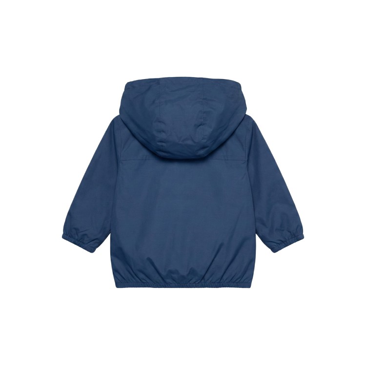 K-WAY Giubbotto blu navy reversibile neonato