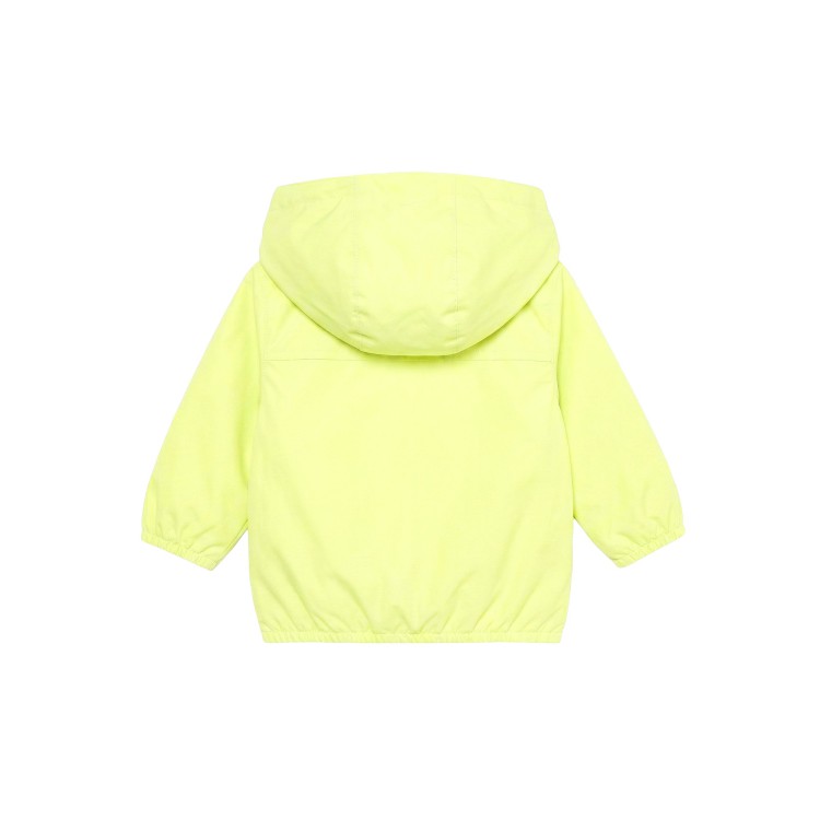 K-WAY Giubbotto verde lime reversibile neonato