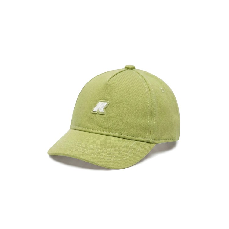 K-WAY Cappellino verde con logo neonato